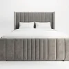 Mayfair Luxury Wingback Fluted Bed Frame – Bespoke Colours & Fabrics