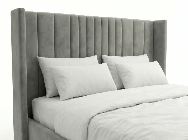 Mayfair Luxury Wingback Fluted Bed Frame – Bespoke Colours & Fabrics