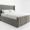 Mayfair Luxury Wingback Fluted Bed Frame – Bespoke Colours & Fabrics