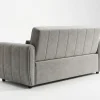 Apollo Premium Grey Fabric 2-Seater Pull-Out Sofa Bed