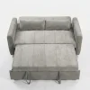 Apollo Premium Grey Fabric 2-Seater Pull-Out Sofa Bed