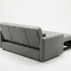 Apollo Premium Grey Fabric 2-Seater Pull-Out Sofa Bed