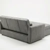 Apollo Premium Grey Fabric 2-Seater Pull-Out Sofa Bed