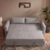 Apollo Premium Grey Fabric 2-Seater Pull-Out Sofa Bed