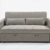 Apollo Premium Grey Fabric 2-Seater Pull-Out Sofa Bed