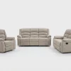 Arlington Premium Ortho-Comfort Sand Fabric Recliner Sofa Range