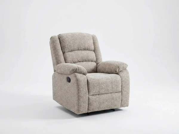 Arlington Premium Ortho-Comfort Sand Fabric Recliner Sofa Range