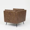 Brooklyn Vintage Brown Faux Leather 3+2+1 Sofa Suite
