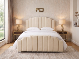 Gucci Premium Art Deco Velvet Bed Frame