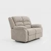 Arlington Premium Ortho-Comfort Sand Fabric Recliner Sofa Range