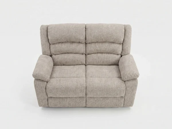 Arlington Premium Ortho-Comfort Sand Fabric Recliner Sofa Range