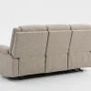 Arlington Premium Ortho-Comfort Sand Fabric Recliner Sofa Range