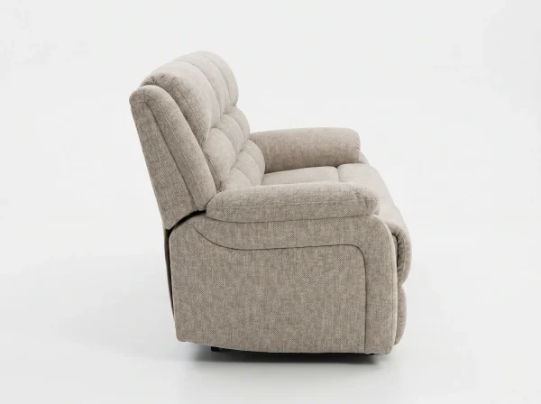 Arlington Premium Ortho-Comfort Sand Fabric Recliner Sofa Range