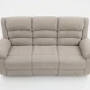 Arlington Premium Ortho-Comfort Sand Fabric Recliner Sofa Range