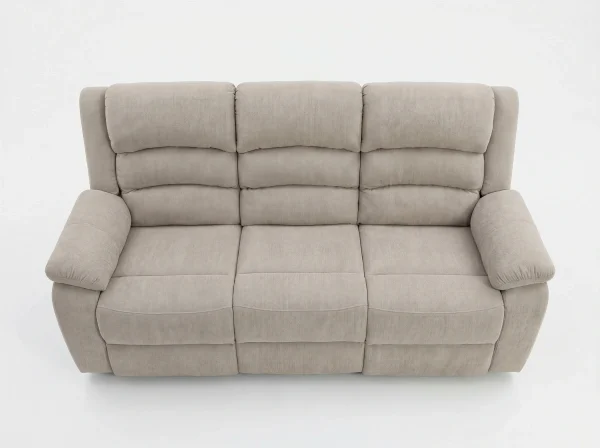 Arlington Premium Ortho-Comfort Sand Fabric Recliner Sofa Range