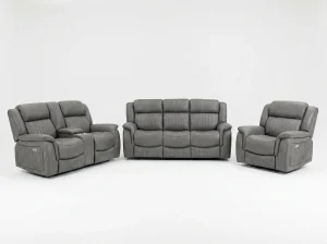 Kingston Luxury Air Leather Recliner Sofa Range