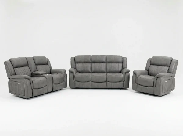Kingston Luxury Air Leather Recliner Sofa Range