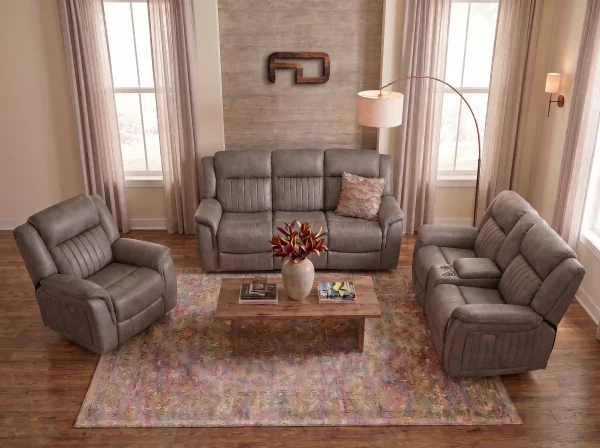 Kingston Luxury Air Leather Recliner Sofa Range