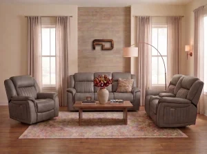 Kingston Luxury Air Leather Recliner Sofa Range