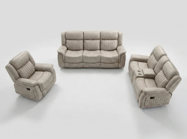 Kingston Luxury Air Leather Recliner Sofa Range
