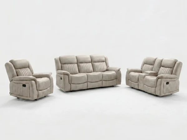 Kingston Luxury Air Leather Recliner Sofa Range