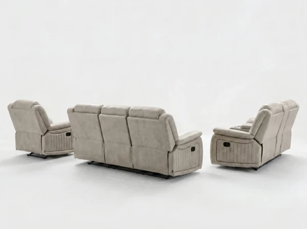 Kingston Luxury Air Leather Recliner Sofa Range