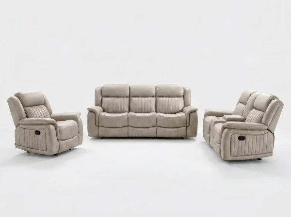 Kingston Luxury Air Leather Recliner Sofa Range