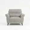 Malvern Premium High-Back Grey Fabric Sofa Range