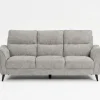 Malvern Premium High-Back Grey Fabric Sofa Range