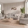 Malvern Premium High-Back Grey Fabric Sofa Range