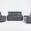Mendoza Zero Gravity Fabric Reclining Sofa Suite (3+2+1)