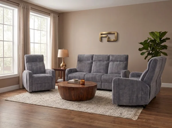 Mendoza Zero Gravity Fabric Reclining Sofa Suite (3+2+1)