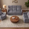 Mendoza Zero Gravity Fabric Reclining Sofa Suite (3+2+1)