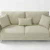 Sloane Mid-Century Woven Fabric Sofa Range (Oatmeal & Ochre)