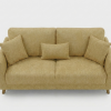 Sloane Mid-Century Woven Fabric Sofa Range (Oatmeal & Ochre)