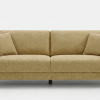 Sloane Mid-Century Woven Fabric Sofa Range (Oatmeal & Ochre)