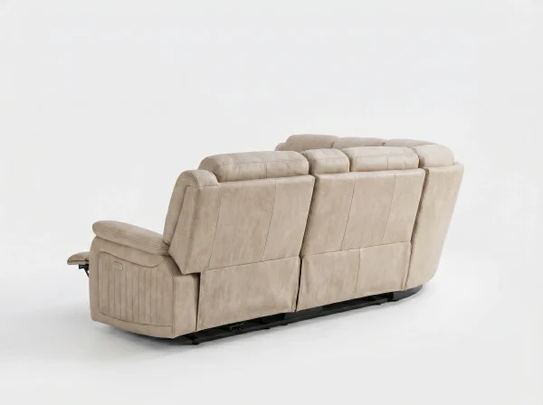 Stanley Premium Fabric Reclining Corner Sofa