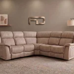 Stanley Premium Fabric Reclining Corner Sofa