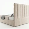Windsor Premium Champagne Velvet Button-Tufted Storage Bed (Freestanding Design)