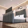 Richmond Luxury Vertically Fluted TV Lift Bed (Fits 27″ to 43″ TVs)