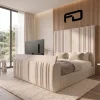 Windsor Premium Smart Upholstered TV Bed Frame (with Easy-Delivery Headboard)