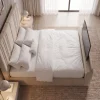 Lincoln Luxury Segmented Fluted TV Lift Bed (2 Piece Headboard)