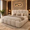 Sorrento Luxury Cream Bouclé Cloud Ottoman Bed